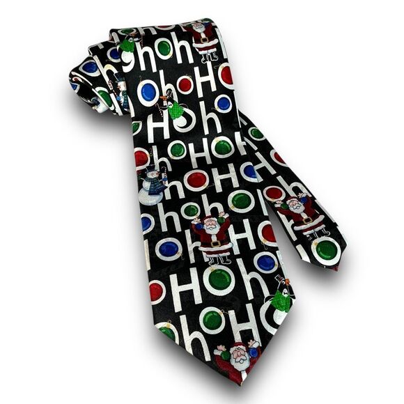 Hallmark Other - Yule Tie Greetings By MMG Hallmark Ho Ho Ho Christmas Tie